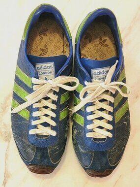 1970s Adidas Condor, Made in France, Women's Size 8 Leather & Suede Sneakers